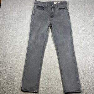 Schott NYC Contract 1913 Mens Gray Slim Straight‎ Denim Jeans Size 31 TRD192832